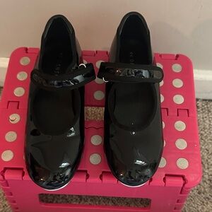 Danskin Shiny Black Kids Mary Jane Shoes